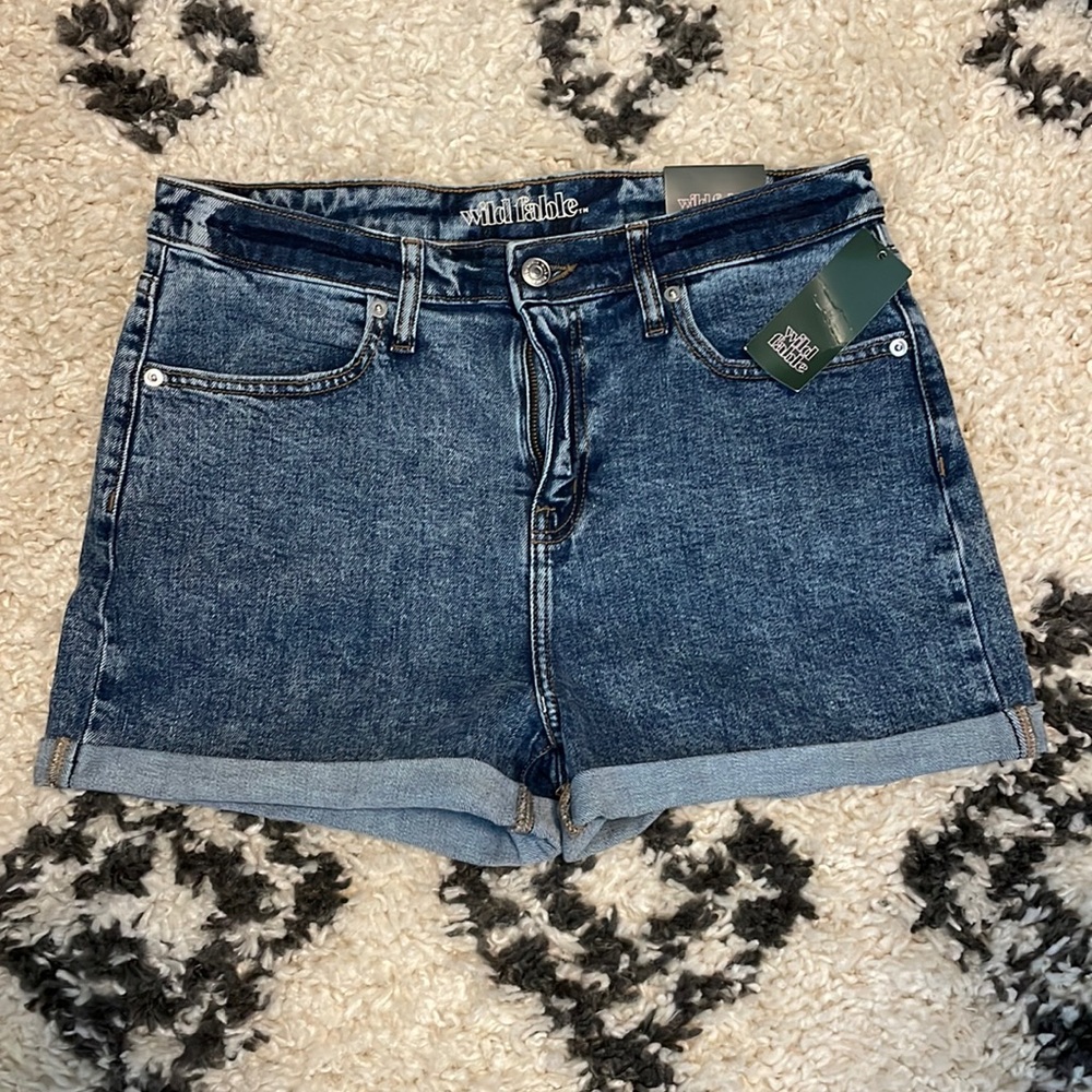 High rise shorts